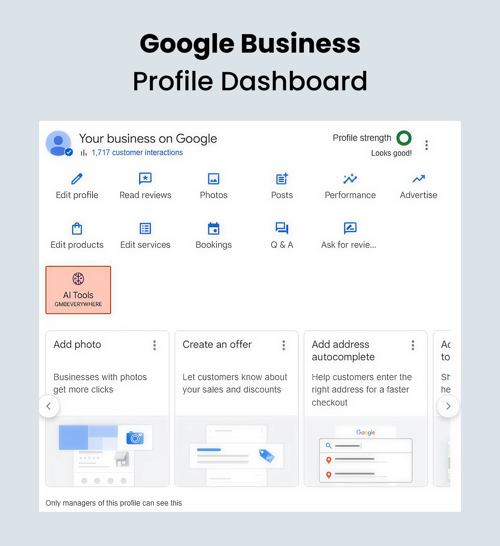 Google Business Profile Dashboard